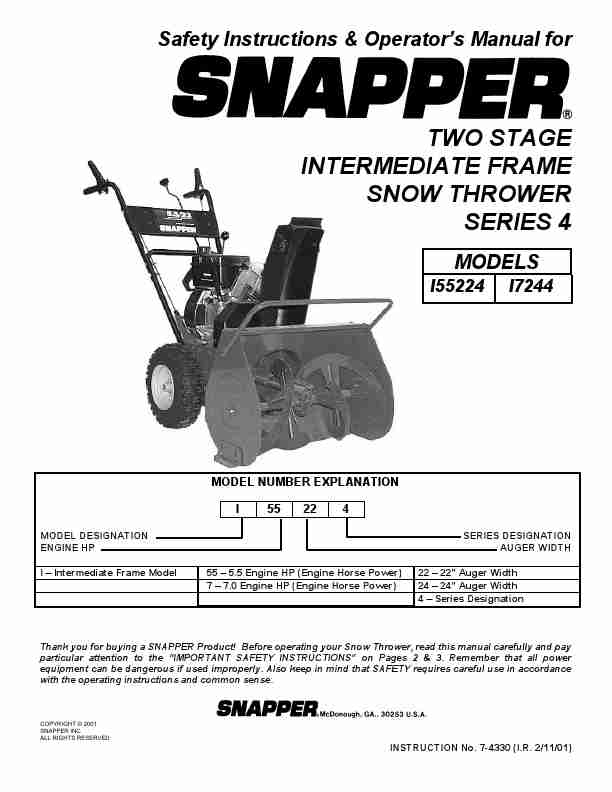 Snapper Snow Blower I55224, I7244-page_pdf